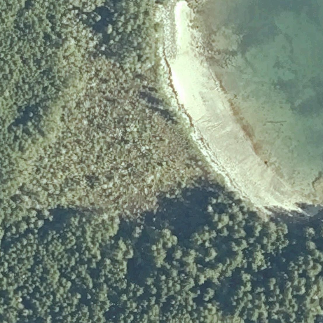 Aerial map of Two Mile Beach
