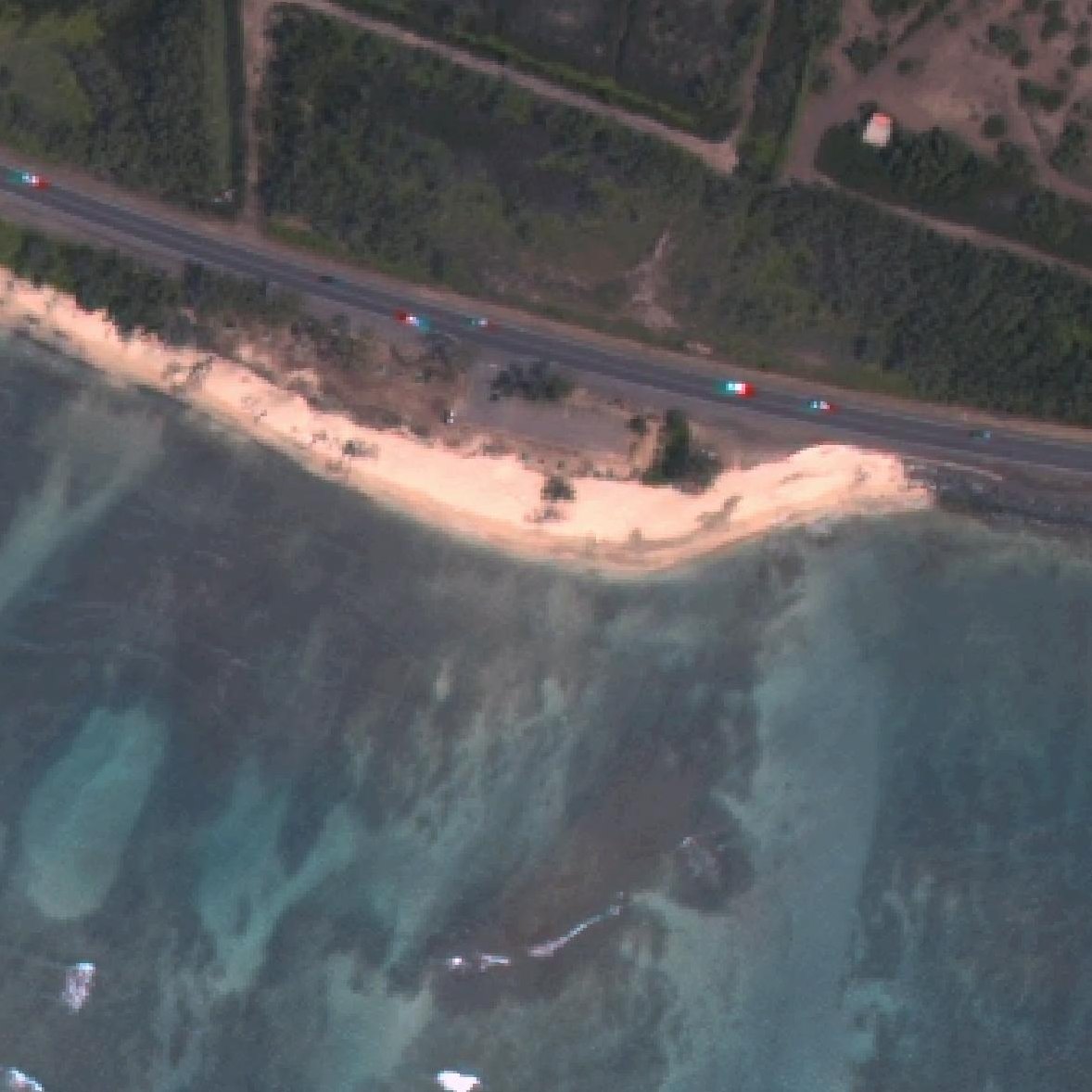 Aerial map of Ukumehame Beach Park