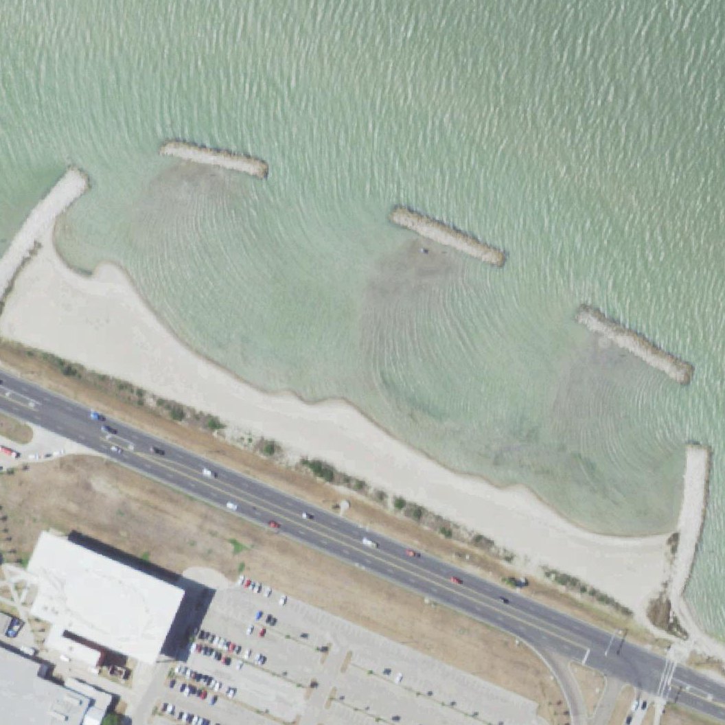 Aerial map of University Beach