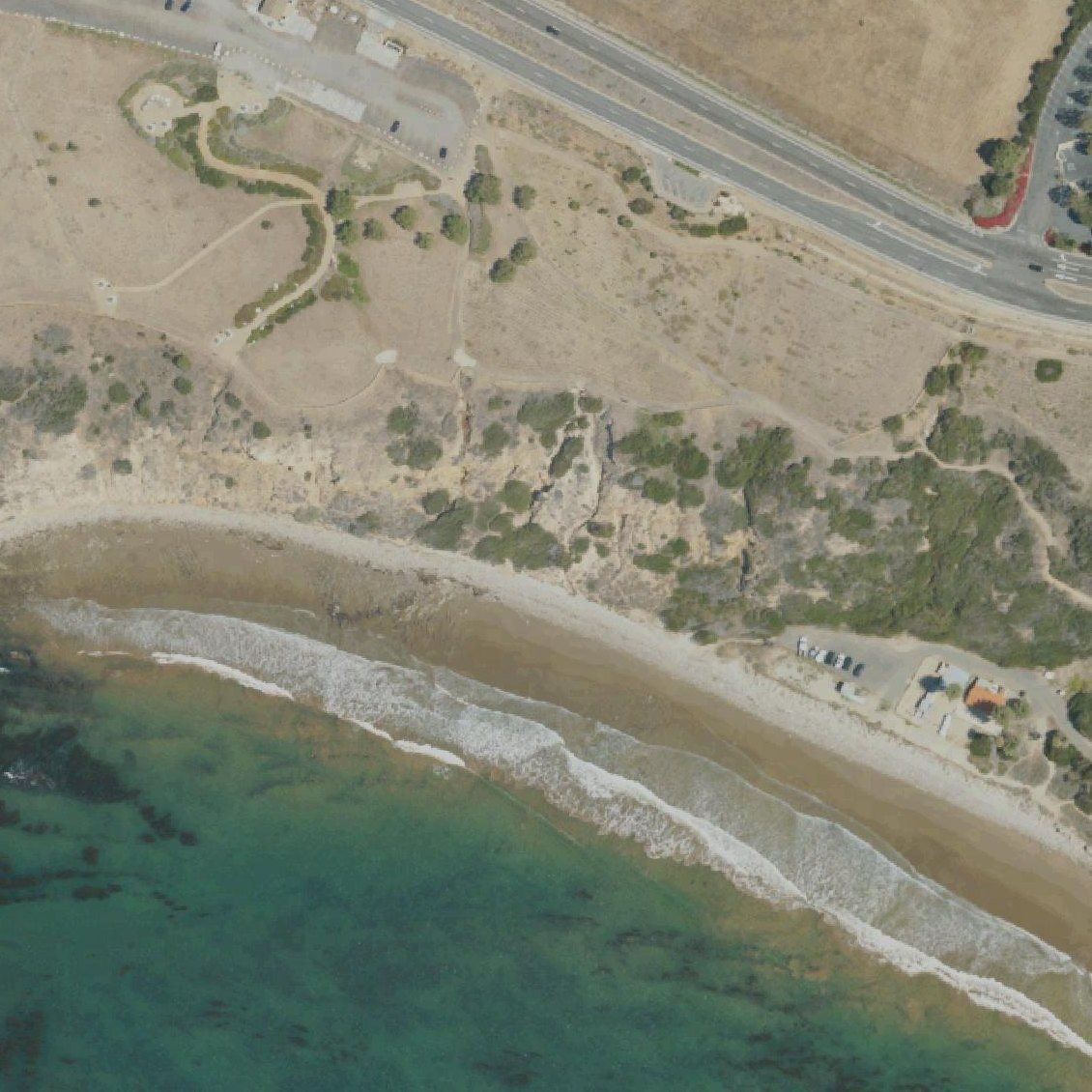 Aerial map of Upper Beach