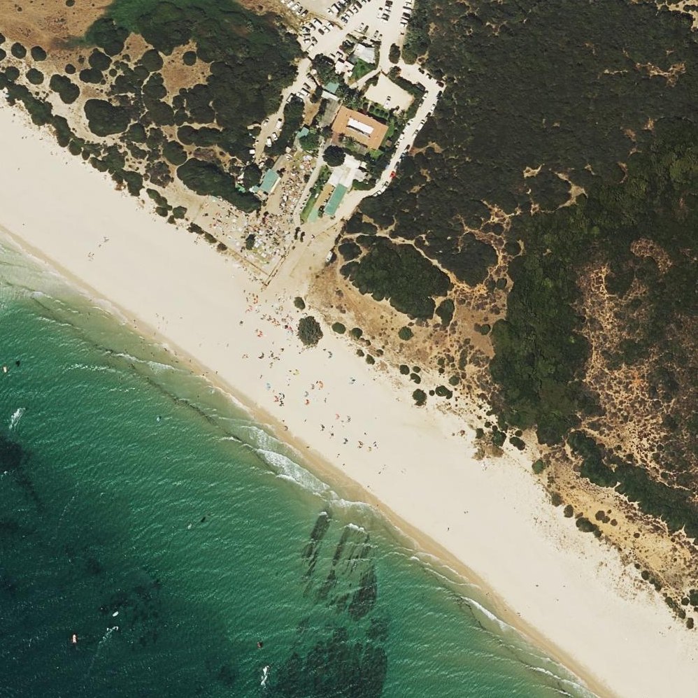 Aerial map of Valdevaqueros