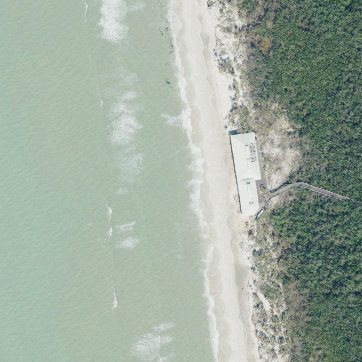 Aerial map of Vanderbilt Beach