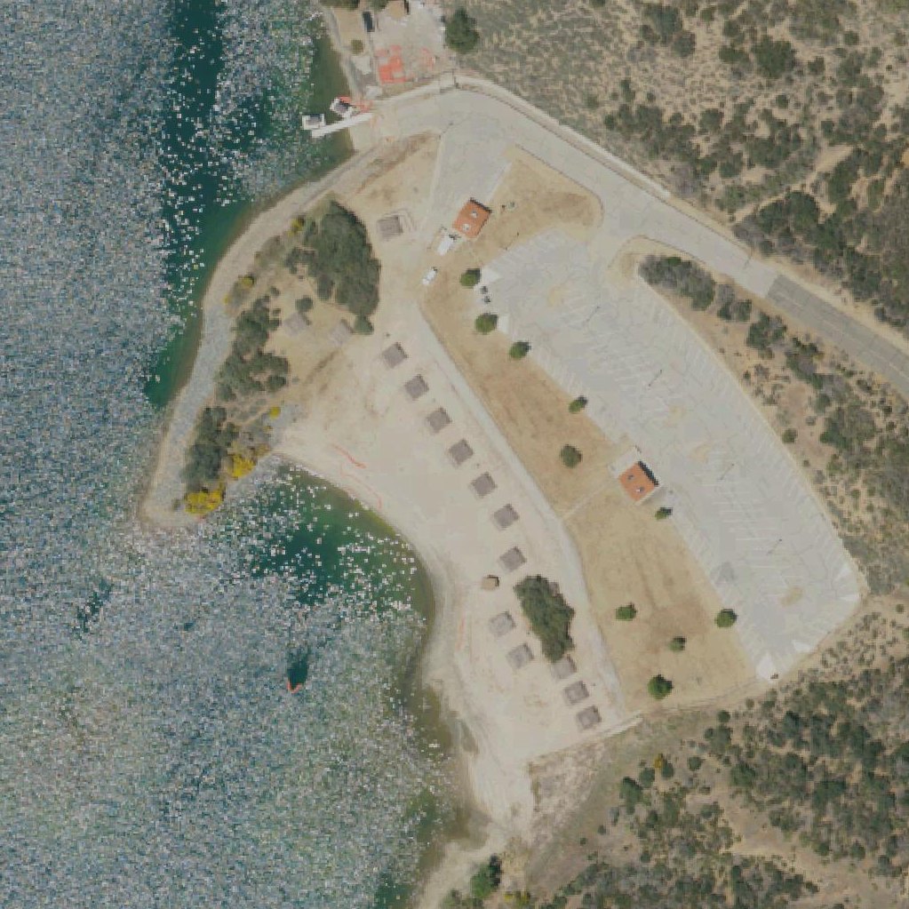 Aerial map of Vaquero Beach At Pyramid Lake