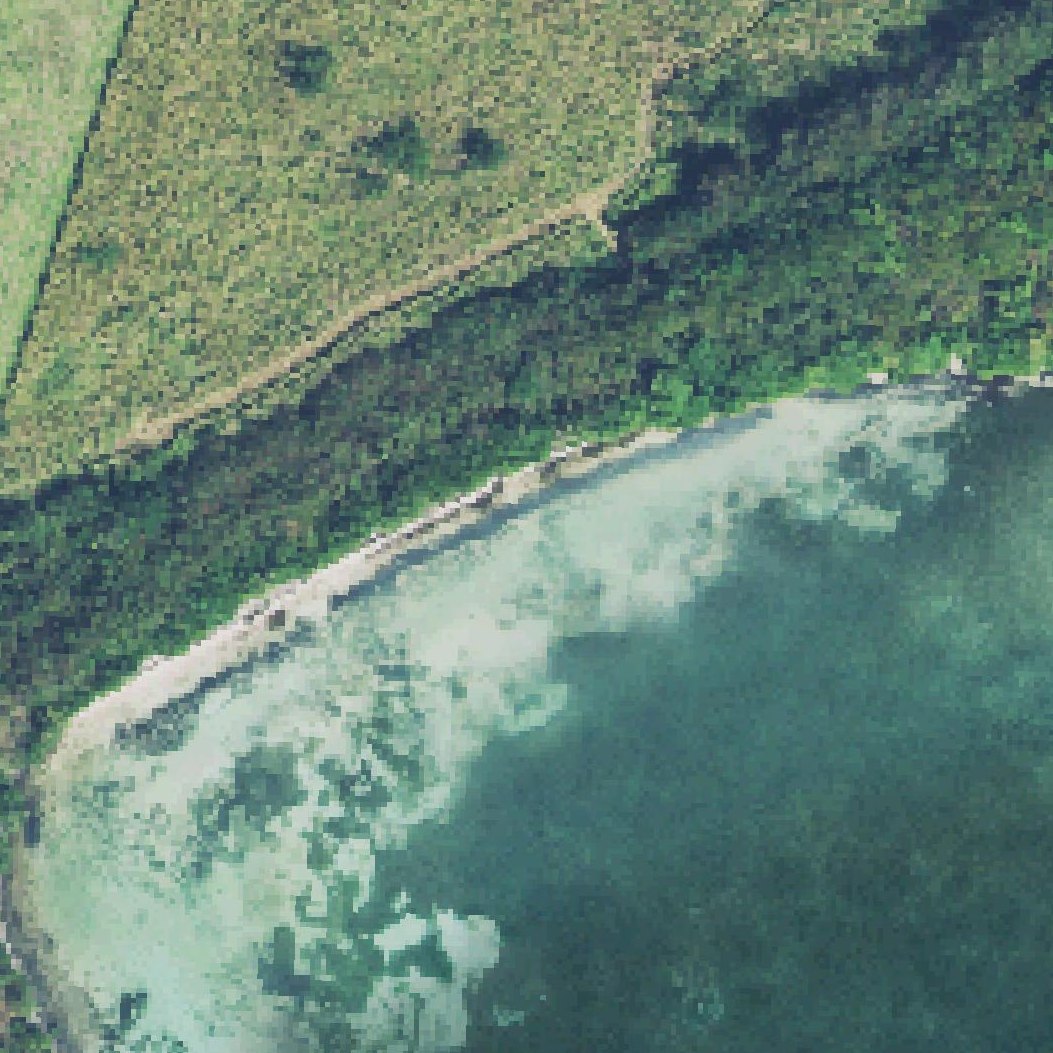 Aerial map of Velazquez Beach