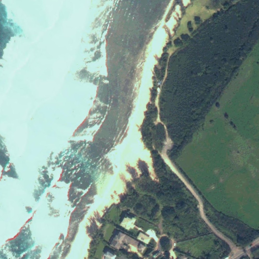 Aerial map of Velzyland Beach