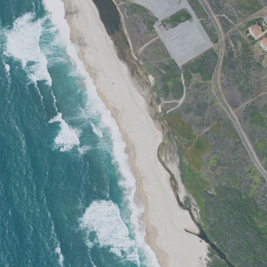 Aerial map of Venice Beach