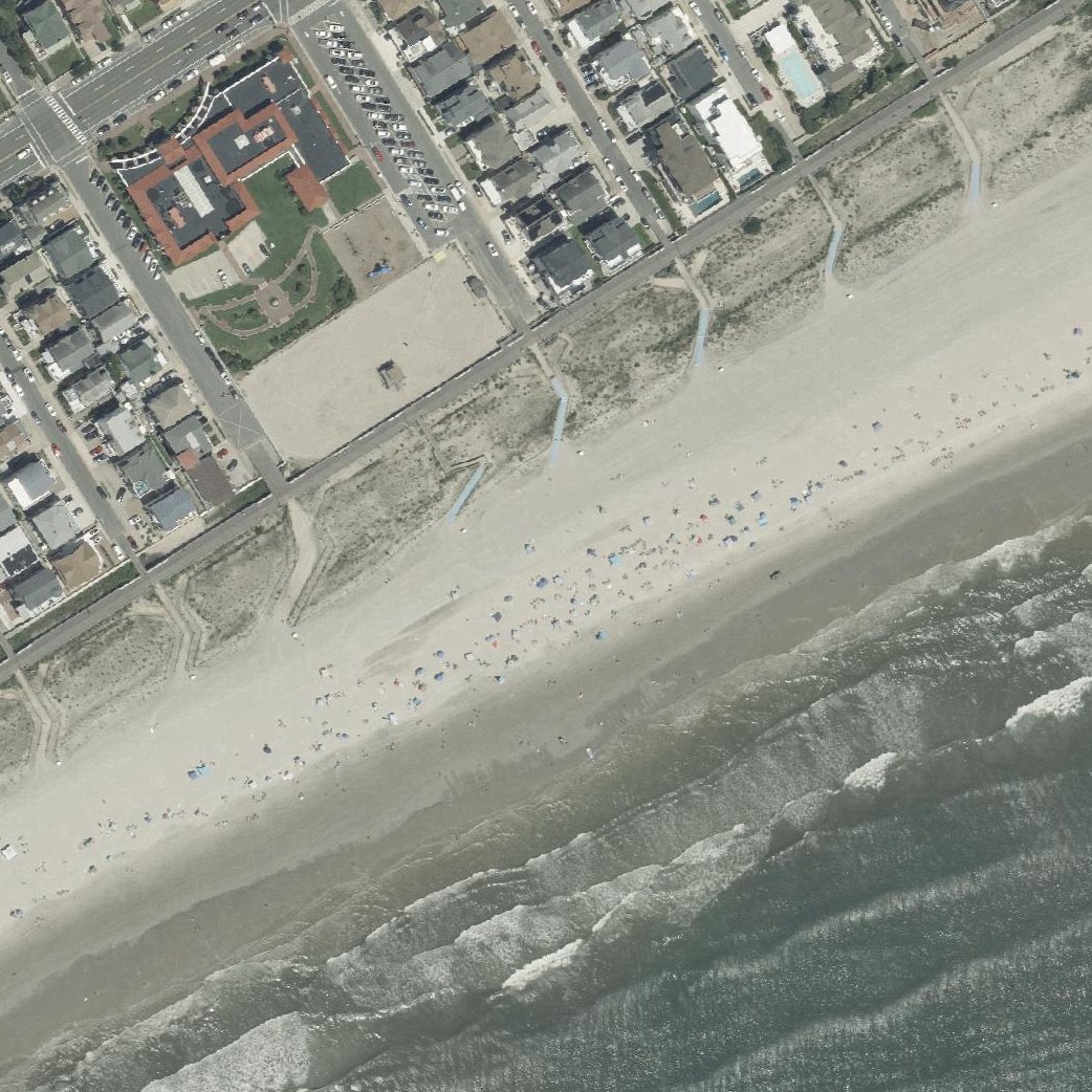 Aerial map of Ventnor City Beach Jam