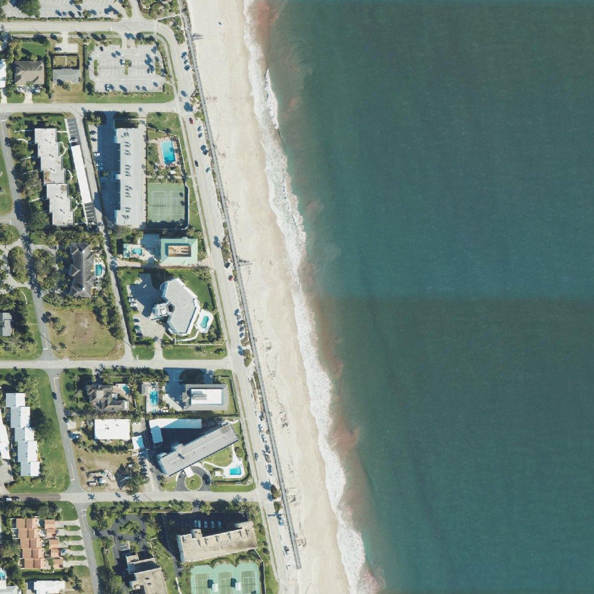Aerial map of Vero Beach