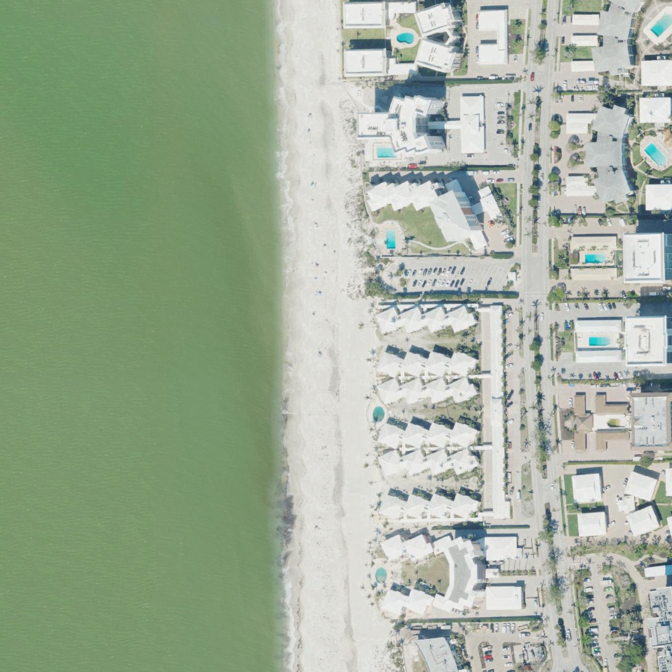 Aerial map of Via Miramar Beach