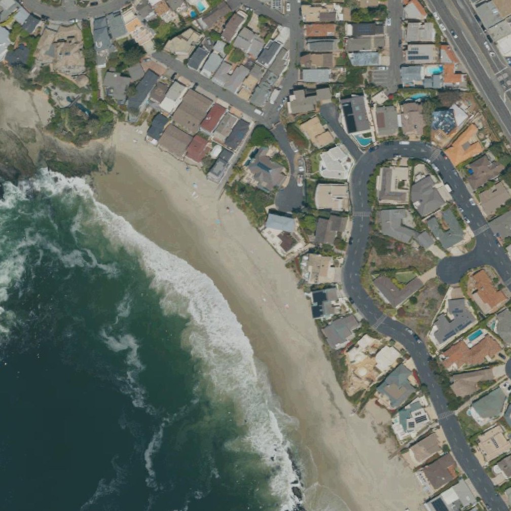 Aerial map of Victoria Beach