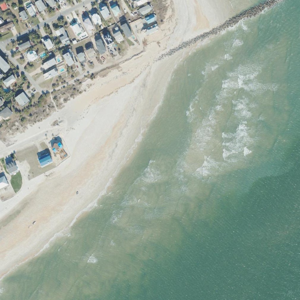 Aerial map of Vilano Beach 4x4