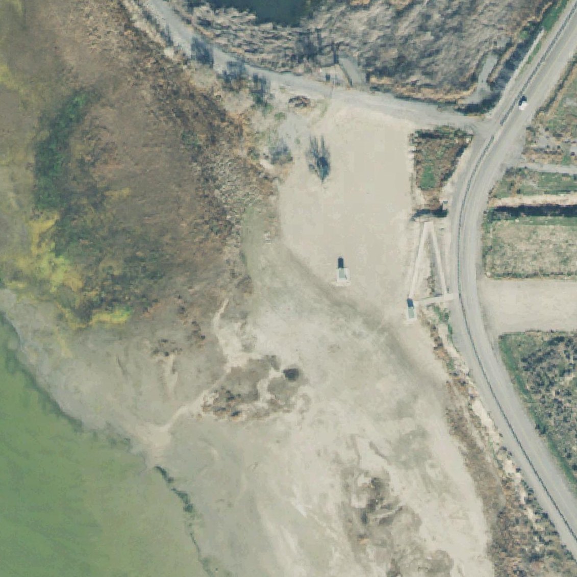 Aerial map of Vineyard Beach