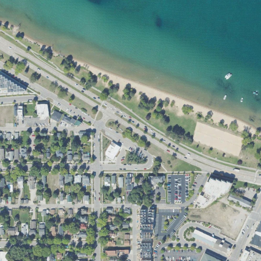 Aerial map of Volleyball Beach