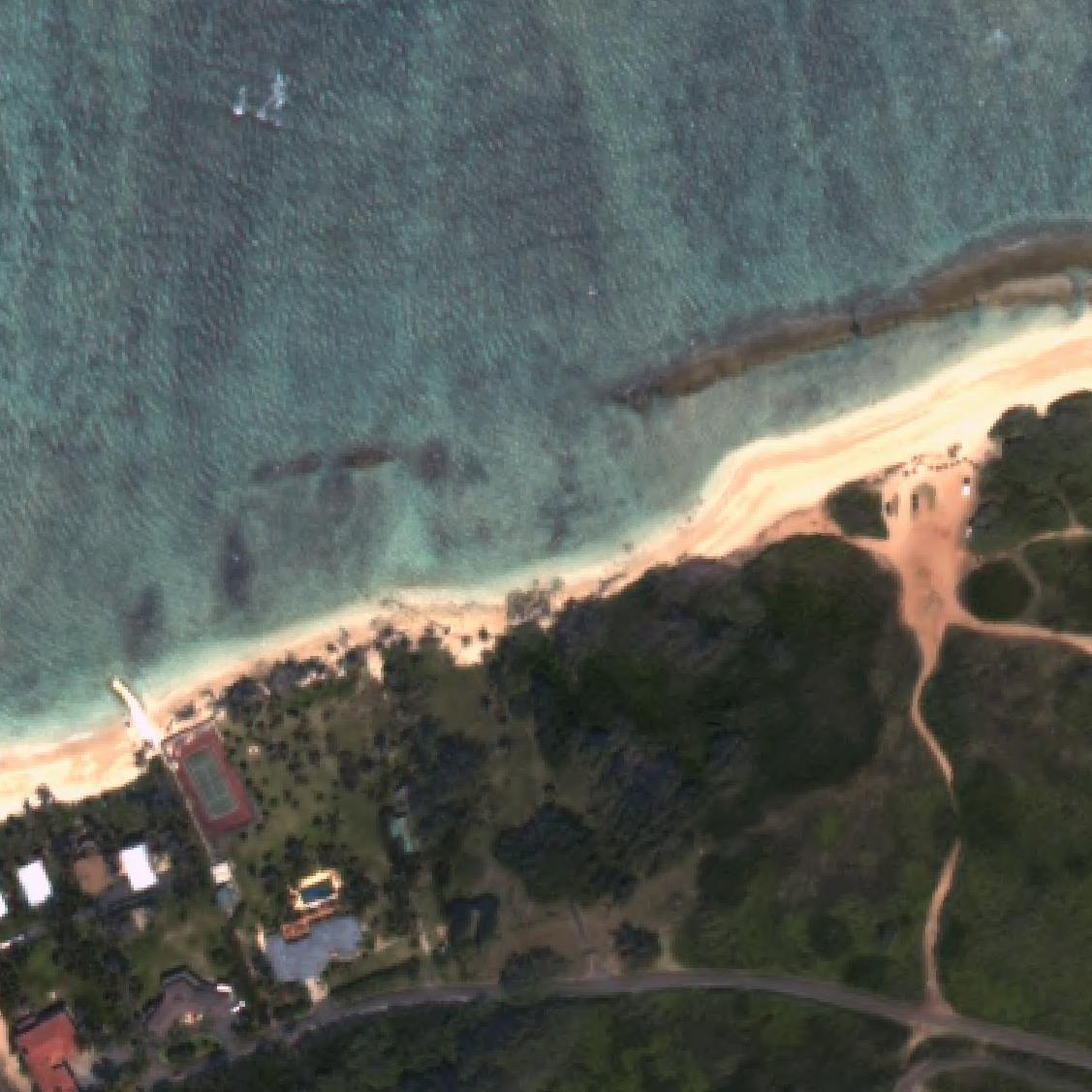 Aerial map of VOR Beach
