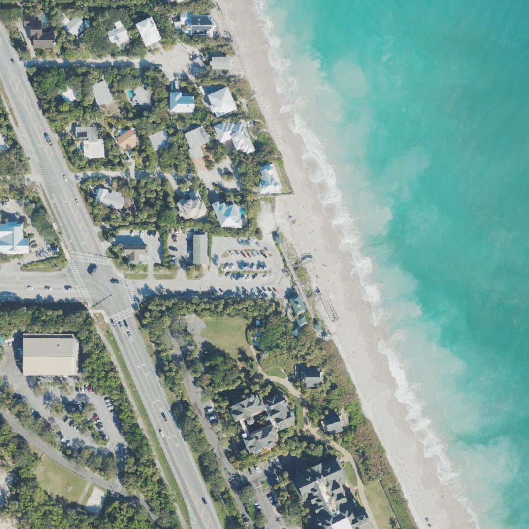 Aerial map of Wabasso Beach Park