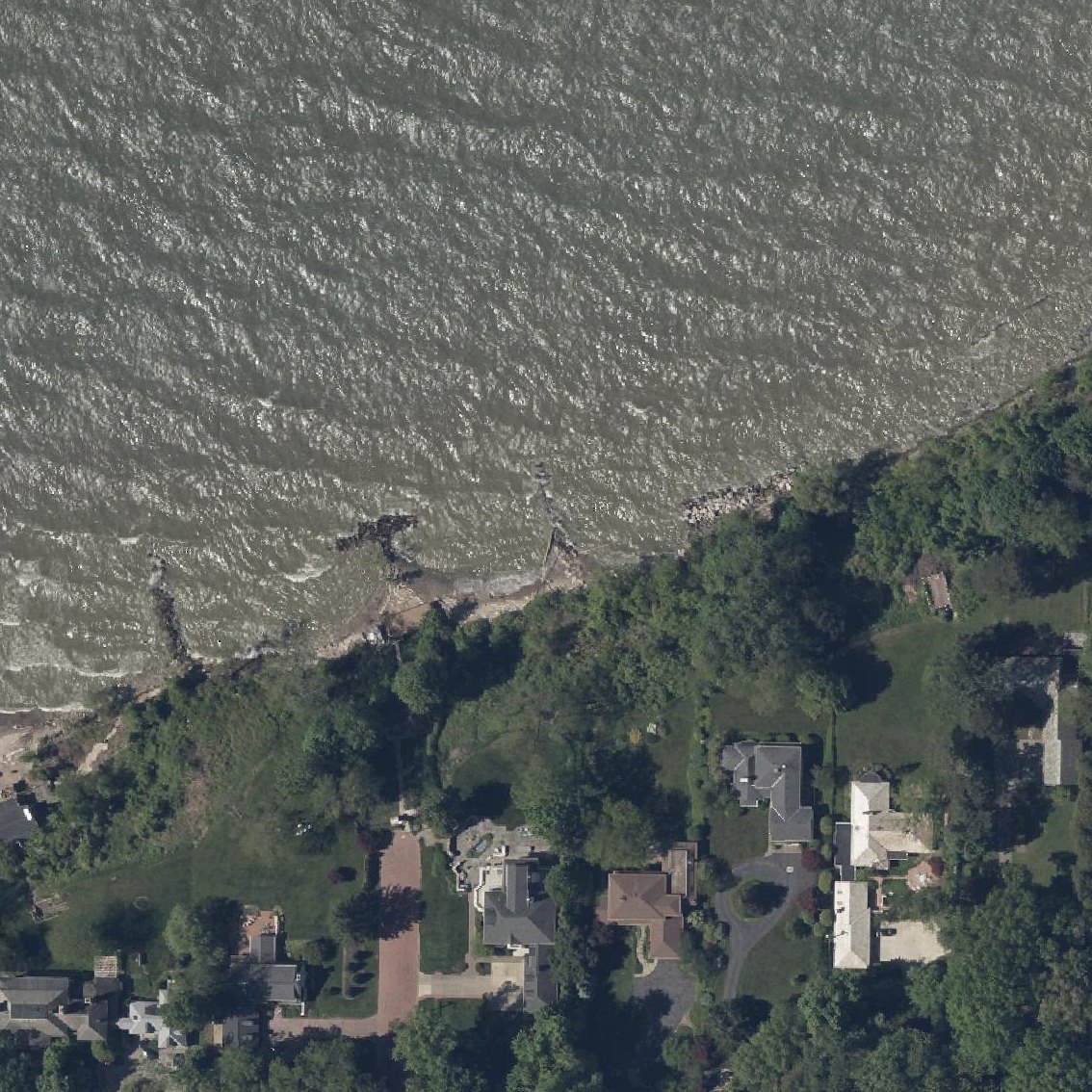 Aerial map of Wagar Beach