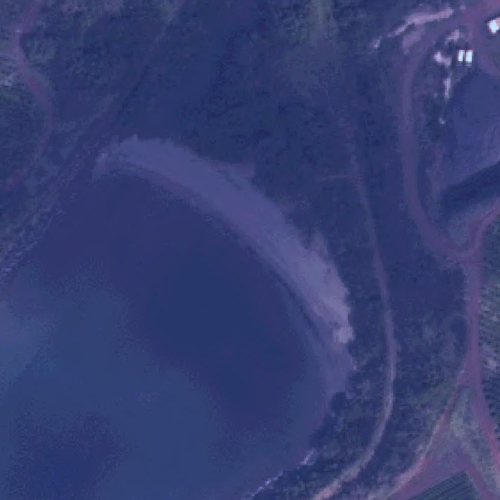 Aerial map of Wahi-awa Beach