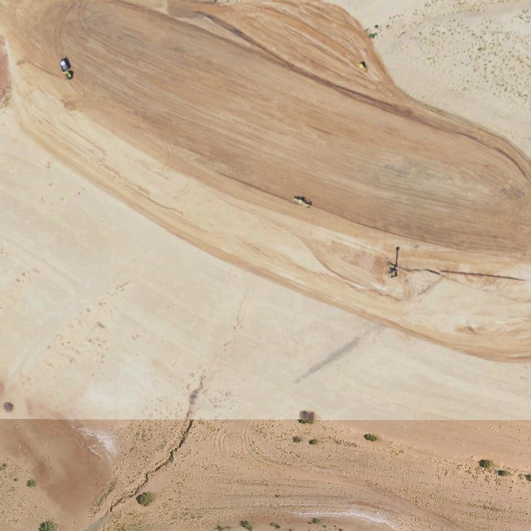 Aerial map of Wahweap Swimming Spot