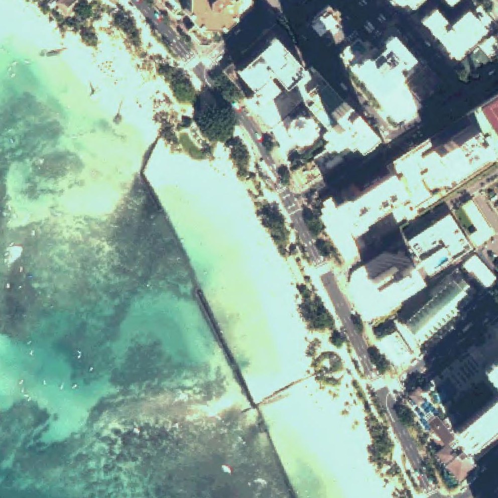 Aerial map of Waikīkī Beach Center