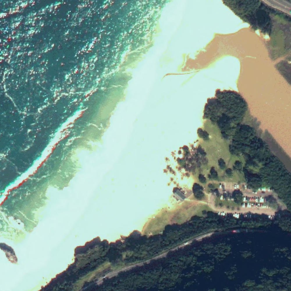 Aerial map of Waimea Bay Beach