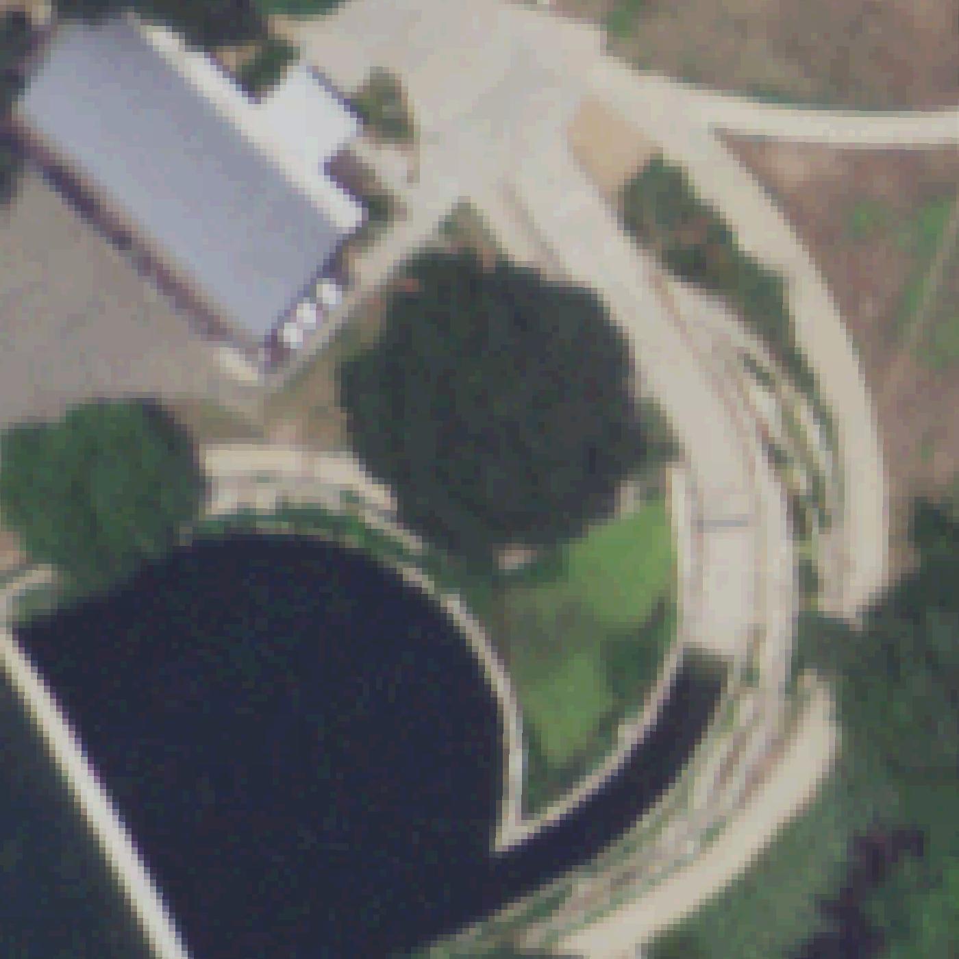 Aerial map of Waller Beach at Town Lake Metropolitan Park