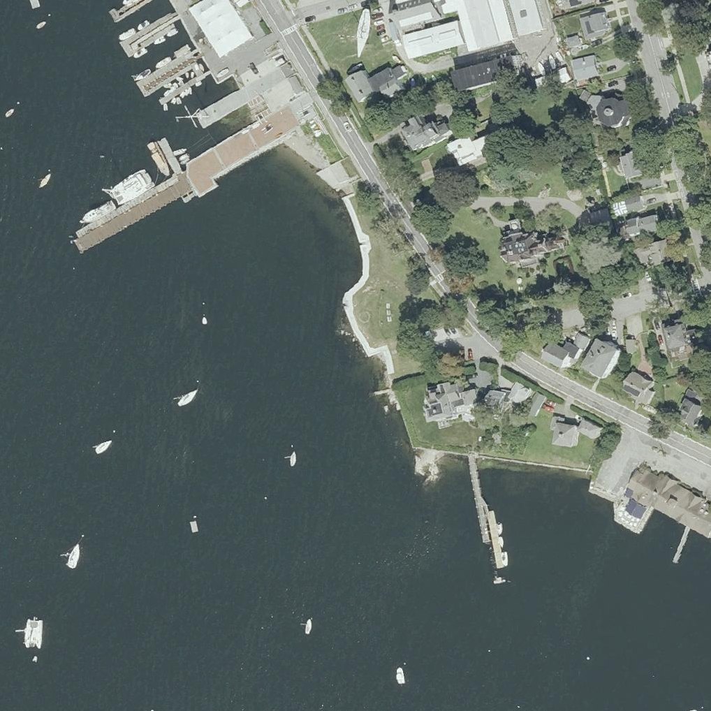 Aerial map of Walley Street Beach