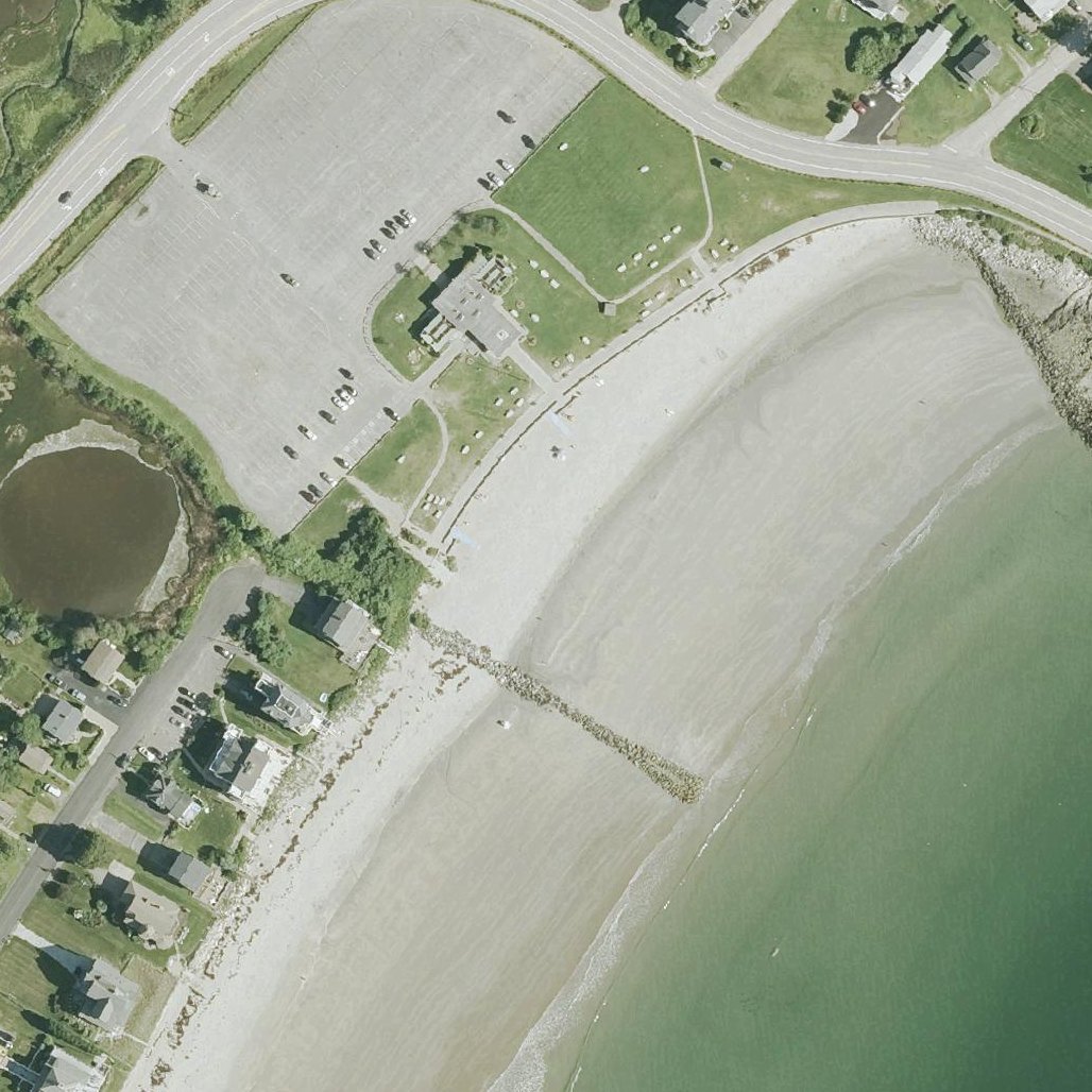 Aerial map of Wallis Sands Beach