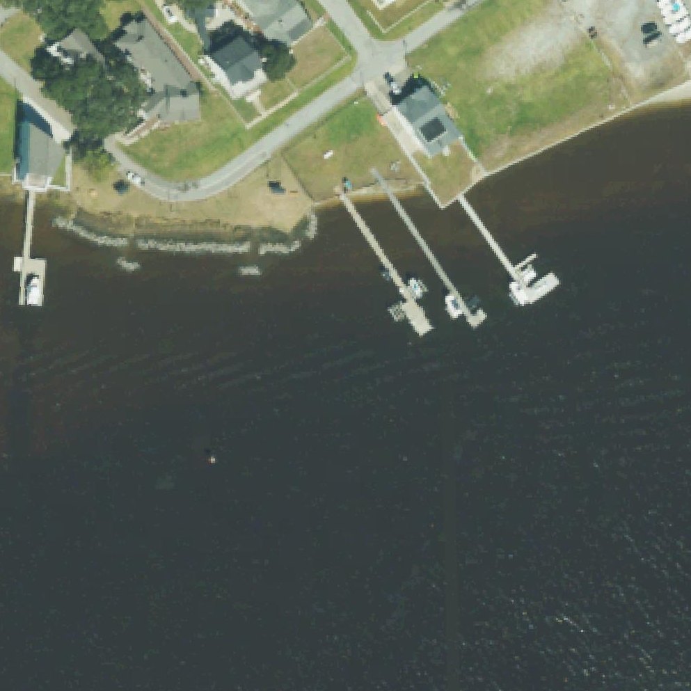 Aerial map of Ward Shore Park