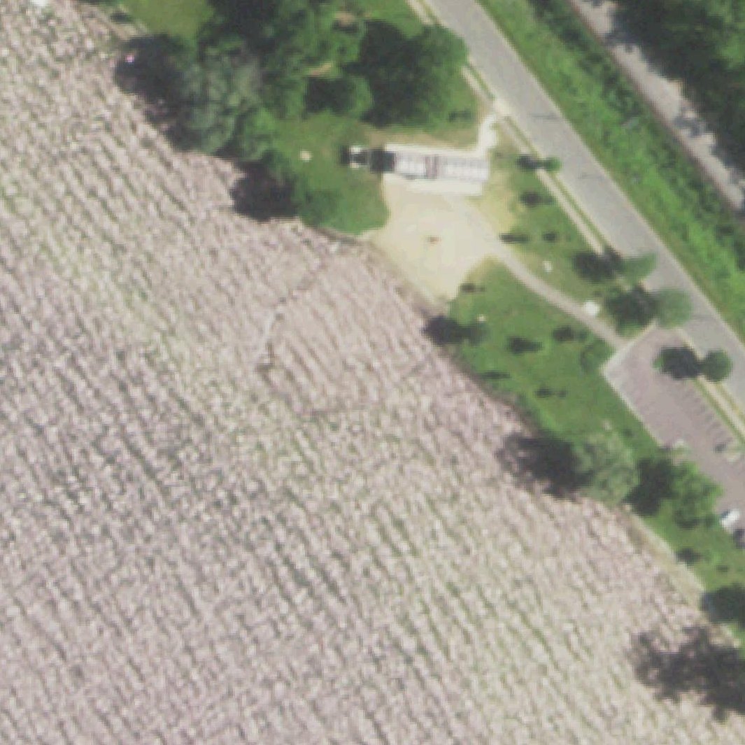 Aerial map of Warner Park Beach