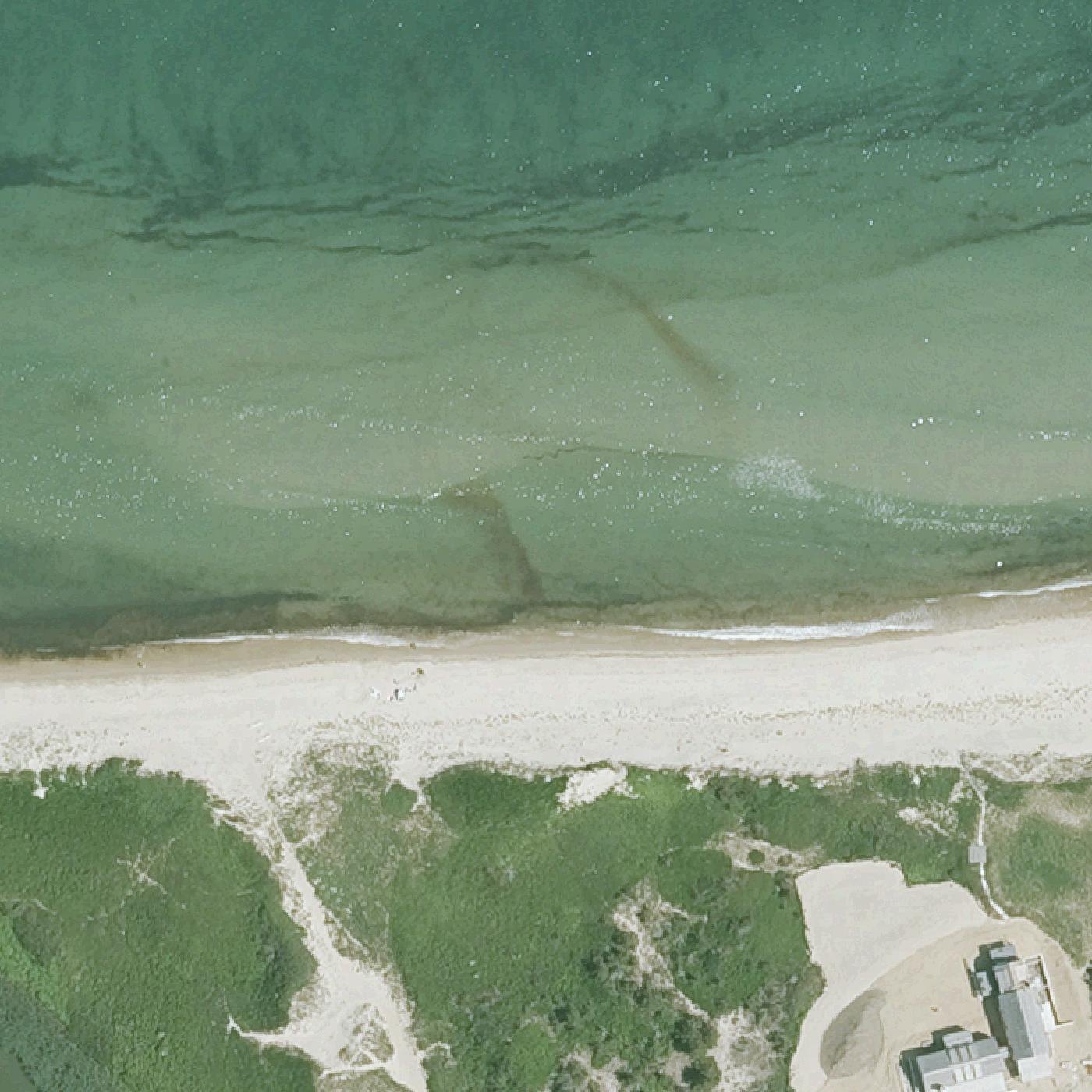 Aerial map of Washing Pond Beach