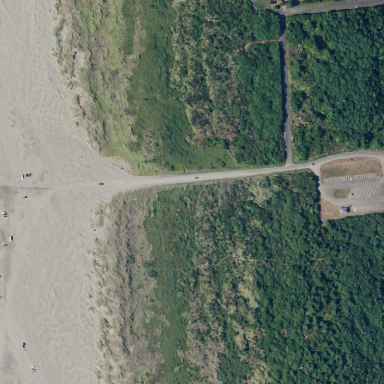 Aerial map of Washington Parks: Ocean City Beach Access Area