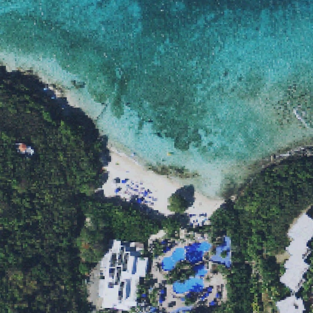 Aerial map of Water Bay Beach