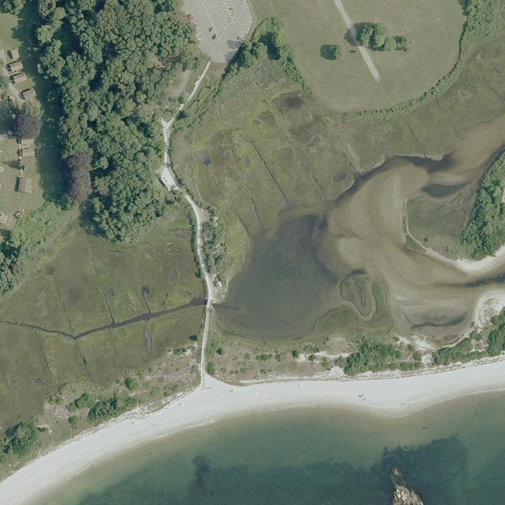 Aerial map of Waterford Beach Park
