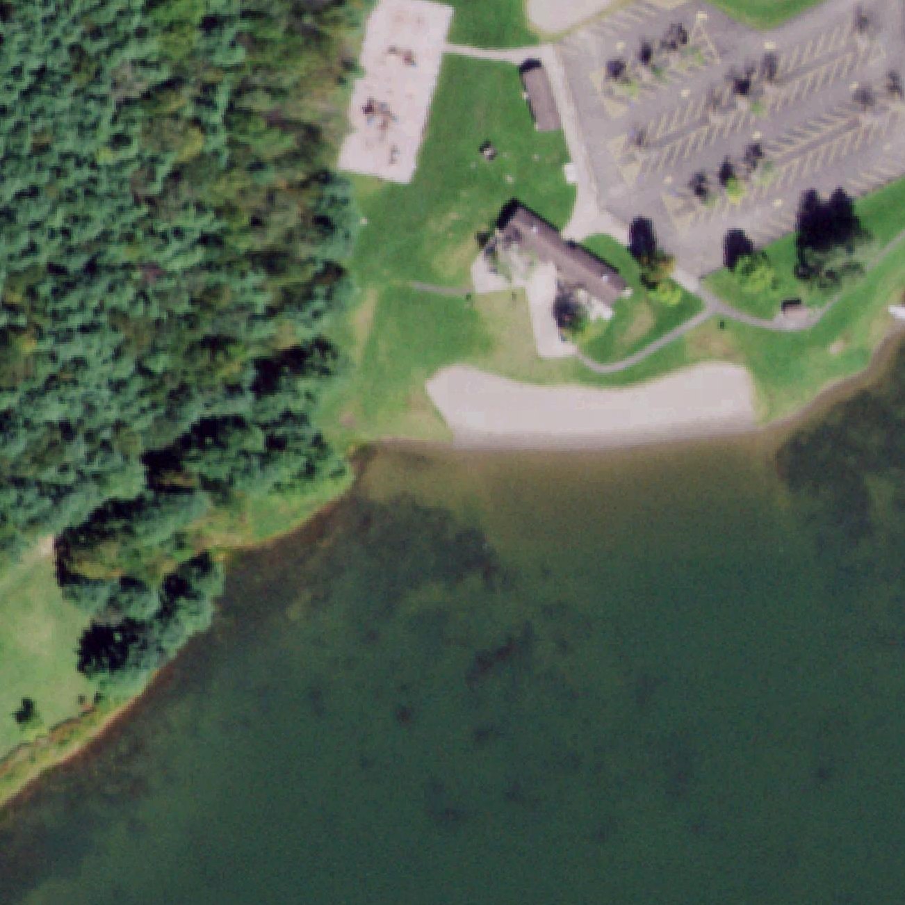 Aerial map of Waterfront Beach