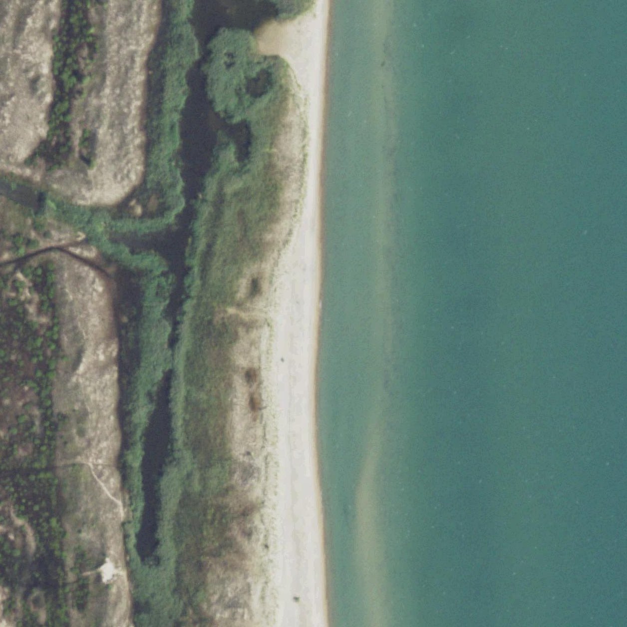 Aerial map of Waukegan Beach