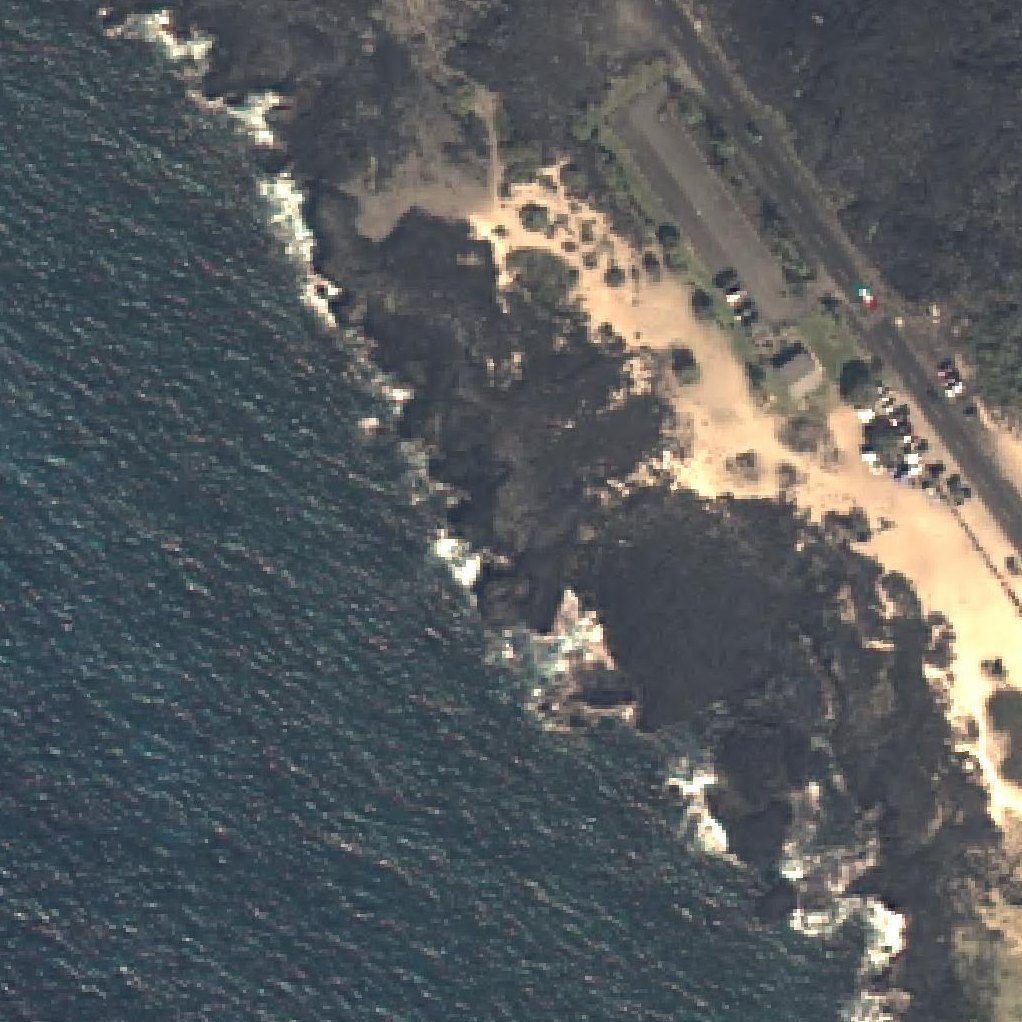 Aerial map of Wawaloli Beach