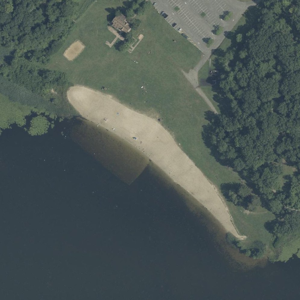 Aerial map of Wawayanda Beach
