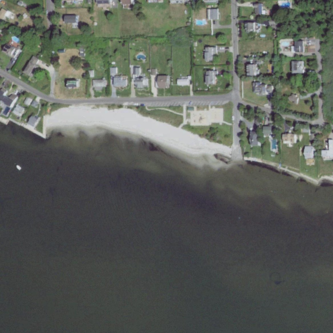 Aerial map of Webby's Beach: Town Of Brookhaven