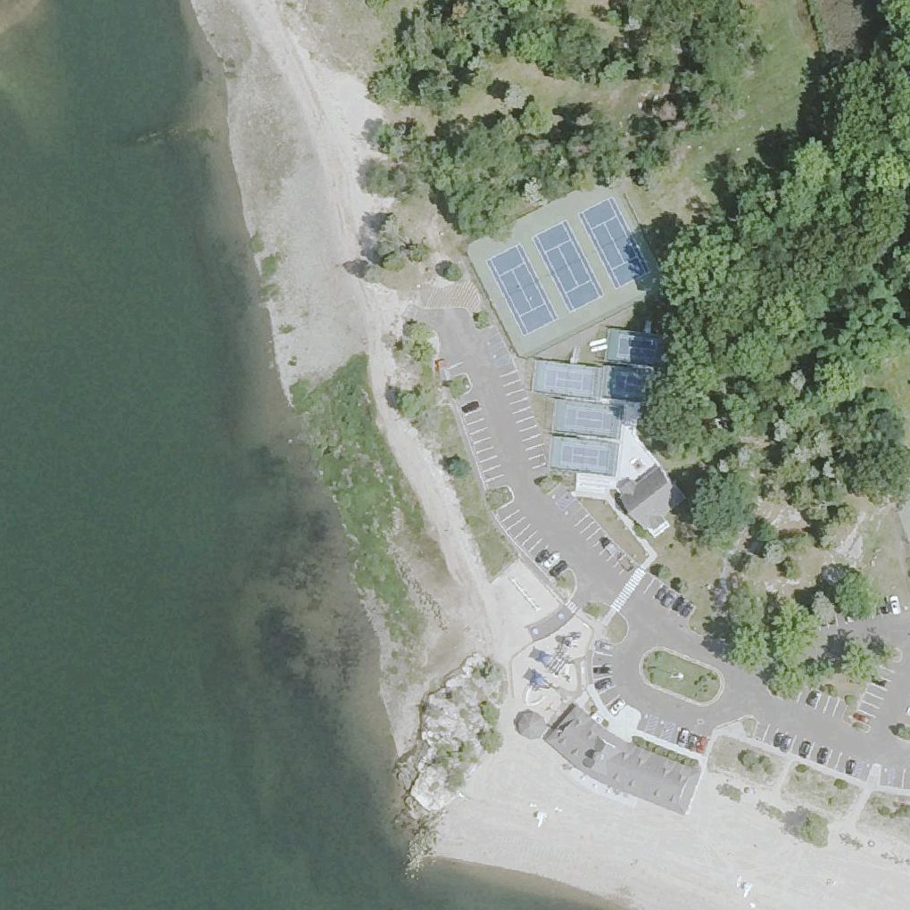 Aerial map of Weed Beach