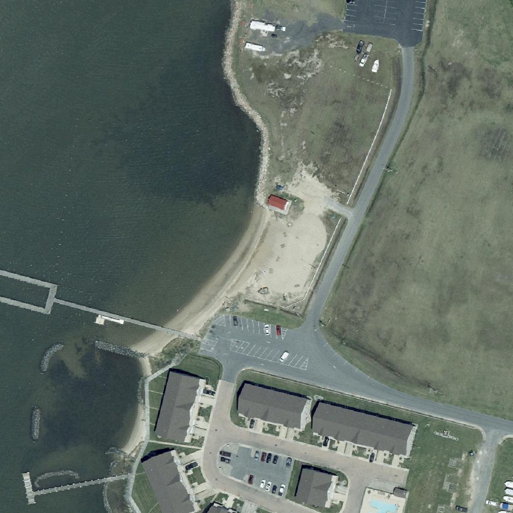 Aerial map of Wellington Beach