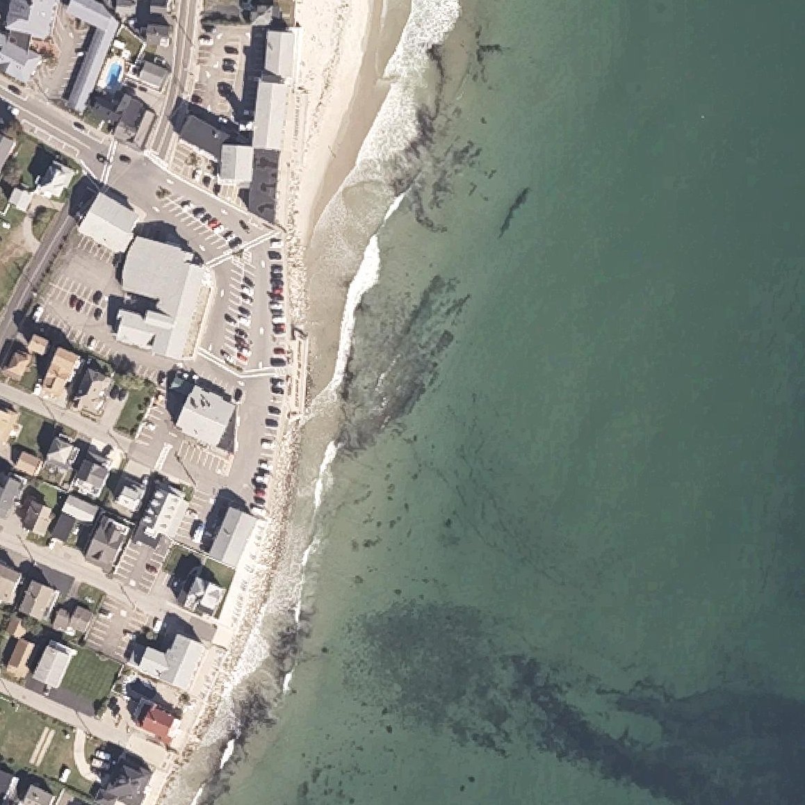 Aerial map of Wells Beach