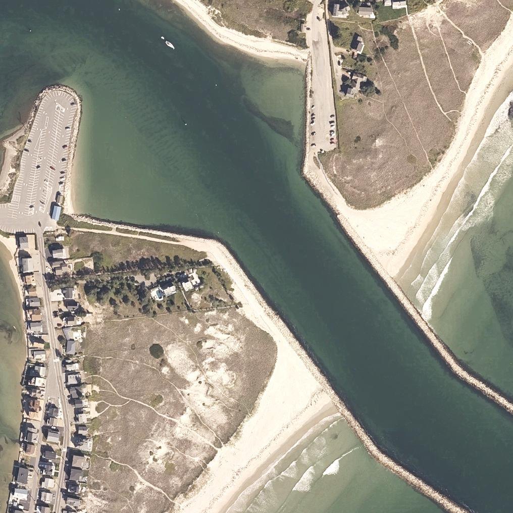 Aerial map of Wells Beach