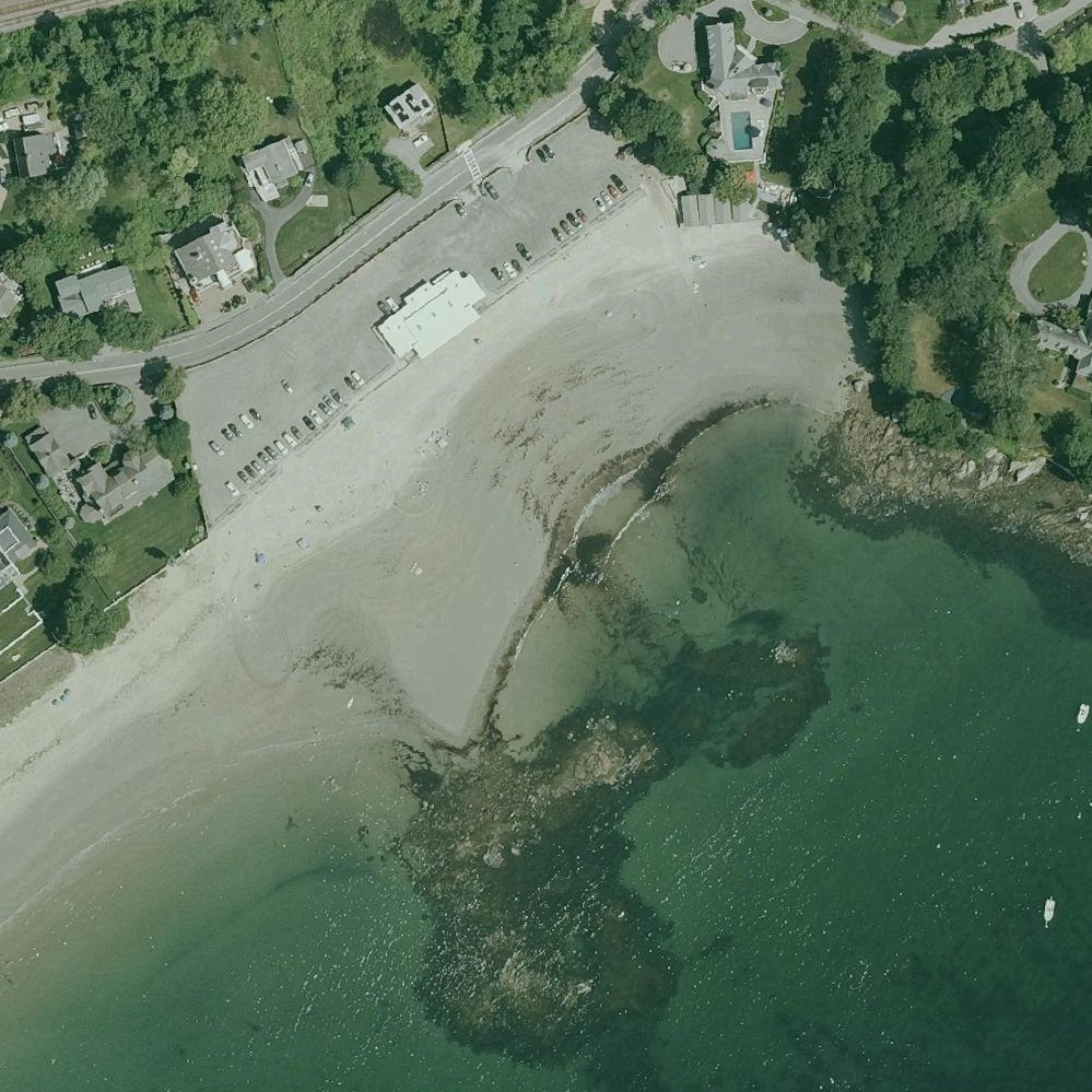Aerial map of West Beach