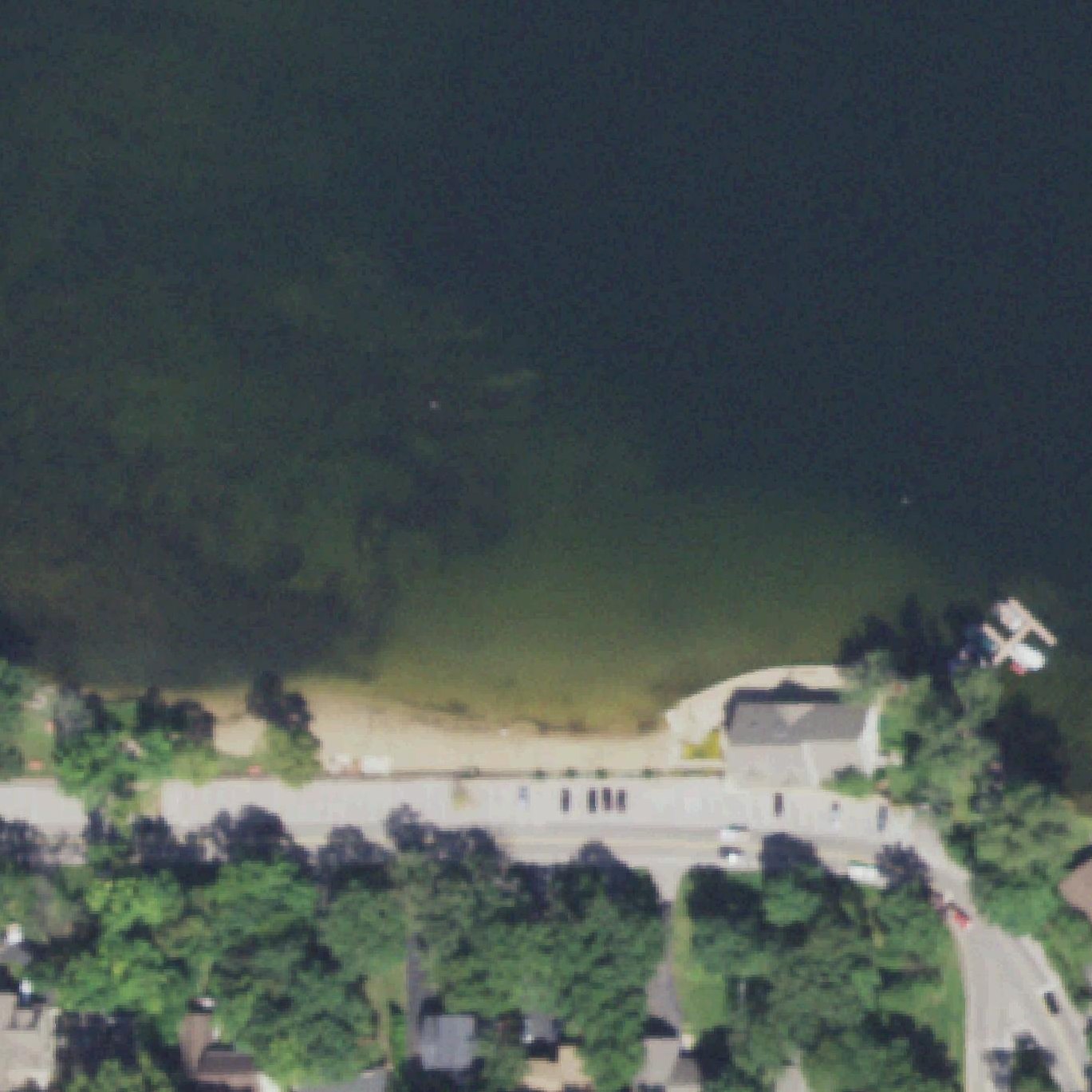 Aerial map of West Beach