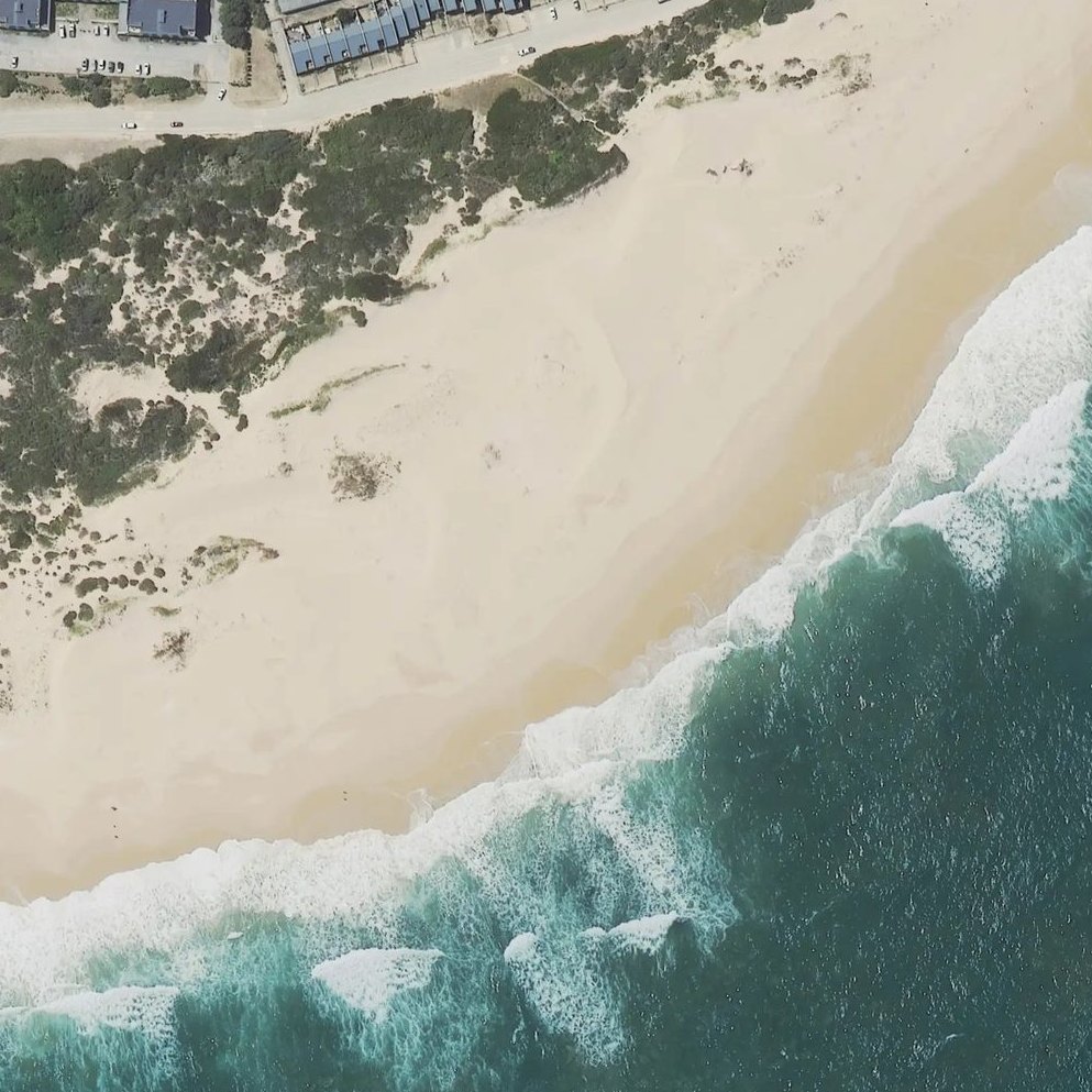 Aerial map of West Beach