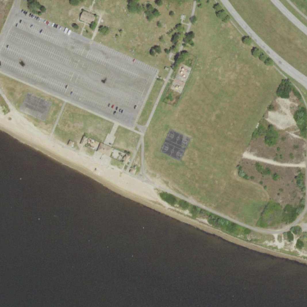 Aerial map of West Beach