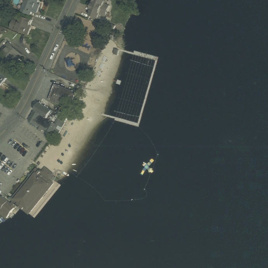 Aerial map of West Beach