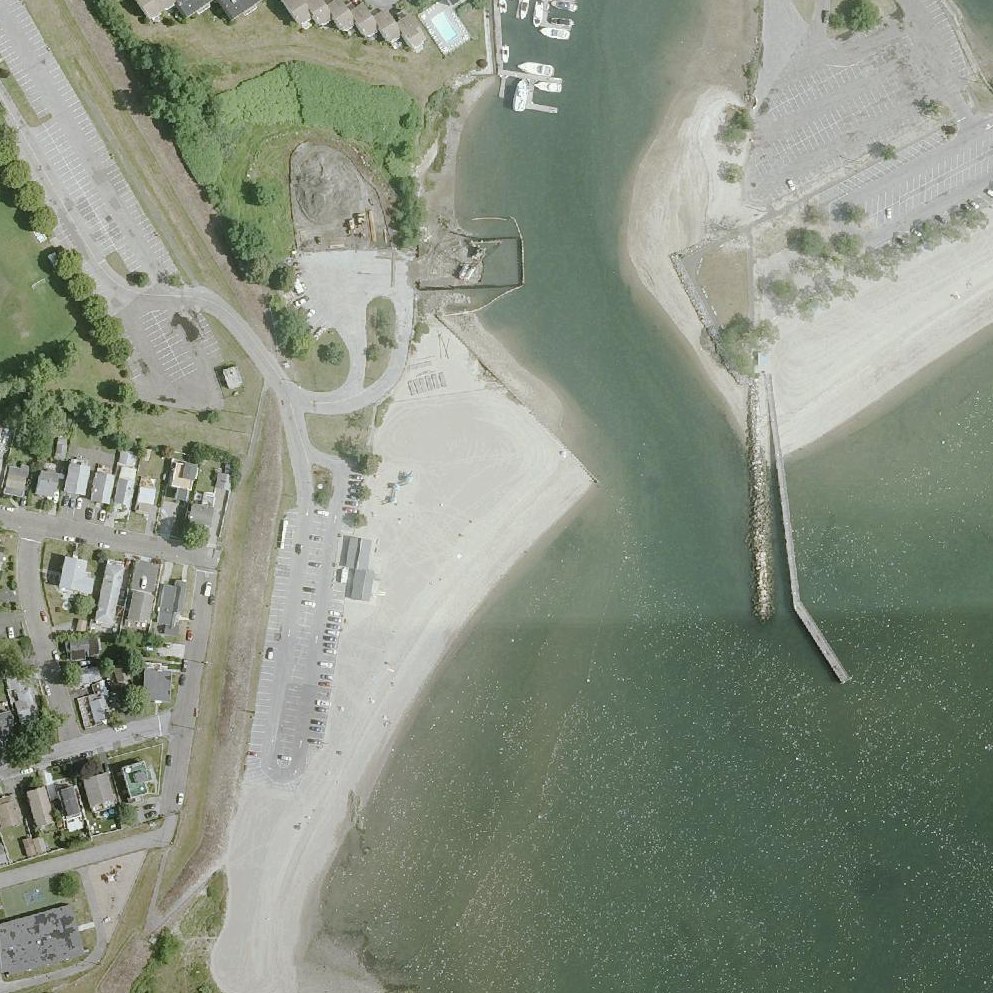 Aerial map of West Beach