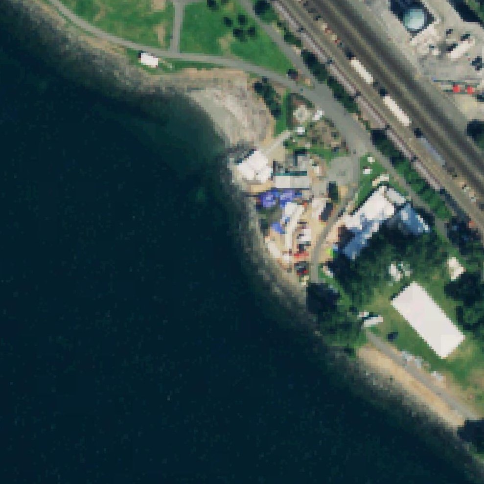 Aerial map of West Denny Way Street End