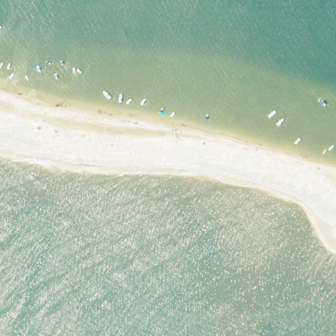 Aerial map of West end beach